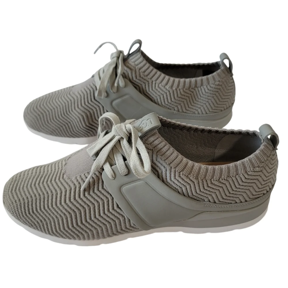 NEW UGG Treadlite Light Gray  Willows Sneakers 10 Sport Athleisure Gym Workout